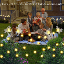 Fairy Solar Firefly Garden Lights, Outdoor Waterproof Decorative Lights (2Pack, Warm White)