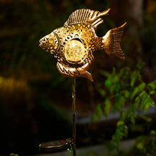 Fun Fish Shape Solar Outdoor Lights Garden&Yard&Walkway Decoration Stakes LED Lights