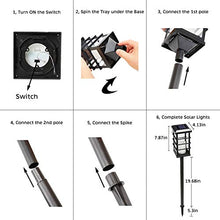 Electronic Candle Solar Lights With Candlelight Flickering ,Lawn Pathway Yard Stake Lights