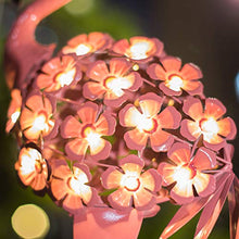 Cute Pink Flamingo Solar Light,Garden Decoration Ornaments Light Party Glowing Bird