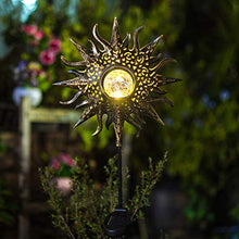 Pastoral Retro Sun Solar Light Outdoor Garden Lights Walkway Yard Party Decoration Lighting