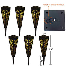 Garden Solar Pathway Stakes Lights,Rainproof Yard Lawn Atmosphere Lighting
