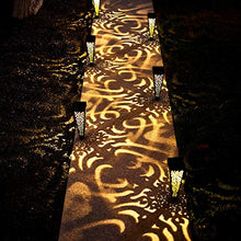 Garden Solar Pathway Stakes Lights,Rainproof Yard Lawn Atmosphere Lighting