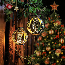 Sun Moon Pattern Projection Solar Lantern, Garden Courtyard Party Decoration Lights