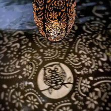 Garden Decoration Solar Outdoor Waterproof Lantern, Owl Projection Light Pattern