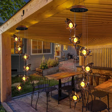 Solar Fairy Lights Outdoor Hanging Wind Chimes for Garden Patio Balcony