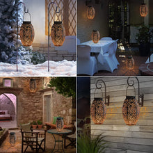 Garden Decoration Solar Outdoor Waterproof Lantern, Owl Projection Light Pattern