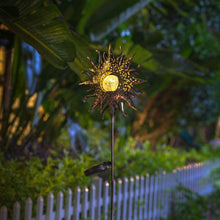 Pastoral Retro Sun Solar Light Outdoor Garden Lights Walkway Yard Party Decoration Lighting