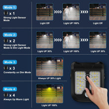 Small Solar Lights for Chain Link Fence Outdoor Motion Sensor Clip on Solar Lights for Garden Gate Deck Step Patio Camping 4 Pack