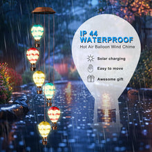 Solar Wind Chimes for Outside - Solar Lights Outdoor Decor Gifts for Women Mom Grandma Birthday Gifts