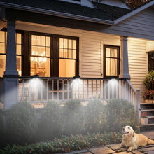 Small Solar Lights for Chain Link Fence, Outdoor Motion Sensor Clip-on Solar Lights for Garden, Gate, Deck, Step, Patio, Camping, Waterproof, 2 Pack