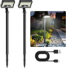 Solar Motion Lights Outdoor Waterproof 92 LEDs Bright Pathway Lights with Adjustable Angle & 3 Modes for Walkway, Driveway, Sidewalk, Garden, Yard, Patio, Landscaping (2 Pack)