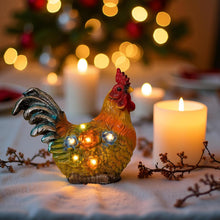 TAKE ME Gardening Gifts Chicken Decor for Mom Garden Decor Solar Light Rooster Decor for Women Mom Grandma Birthday Gifts for Chicken Lovers