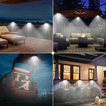 Small Solar Lights for Chain Link Fence, Outdoor Motion Sensor Clip-on Solar Lights for Garden, Gate, Deck, Step, Patio, Camping, Waterproof, 2 Pack