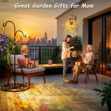 2Pack Solar Lanterns Outdoor Waterproof Butterfly 3D Colorful Solar Garden Yard Lanterns, Gardening Gifts for Mom Women Wife, Mothers' Day GIFS