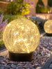 Solar Globe Lights Outdoor Large Garden Decor USB Charged 4.72