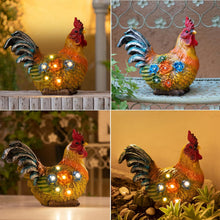 TAKE ME Gardening Gifts Chicken Decor for Mom Garden Decor Solar Light Rooster Decor for Women Mom Grandma Birthday Gifts for Chicken Lovers