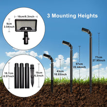 Solar Motion Lights Outdoor Waterproof 92 LEDs Bright Pathway Lights with Adjustable Angle & 3 Modes for Walkway, Driveway, Sidewalk, Garden, Yard, Patio, Landscaping (2 Pack)