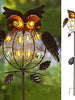 Creative Metal Owl Solar Lights Outdoor Garden Animal Decoration Night Light