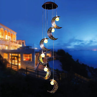 Take Me Waterproof Moon Solar Light,Balcony Terrace Party Garden Decoration