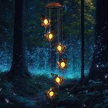 Solar Fairy Lights Outdoor Hanging Wind Chimes for Garden Patio Balcony