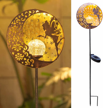 Beautiful Fairy Angel Solar Garden Lights,Outdoor Waterproof Decorative Lights