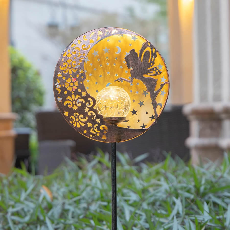 Solar moon garden light 2025
