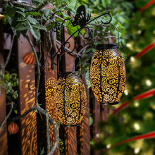 Garden Decoration Solar Outdoor Waterproof Lantern, Owl Projection Light Pattern