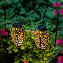 Garden Decoration Solar Outdoor Waterproof Lantern, Owl Projection Light Pattern