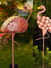Pink Flamingo Yard Decorations Solar Lights,Waterproof LED Animal Lights For Garden