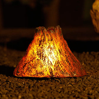 Volcano Burning Scenes Solar Lights,Desktop Decorative Lights