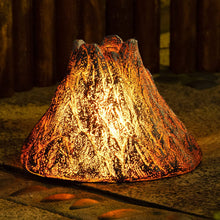 Volcano Burning Scenes Solar Lights,Desktop Decorative Lights